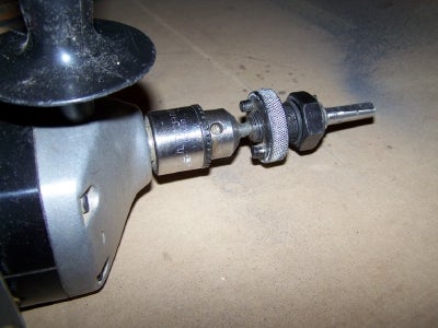 Chucked in the Drill