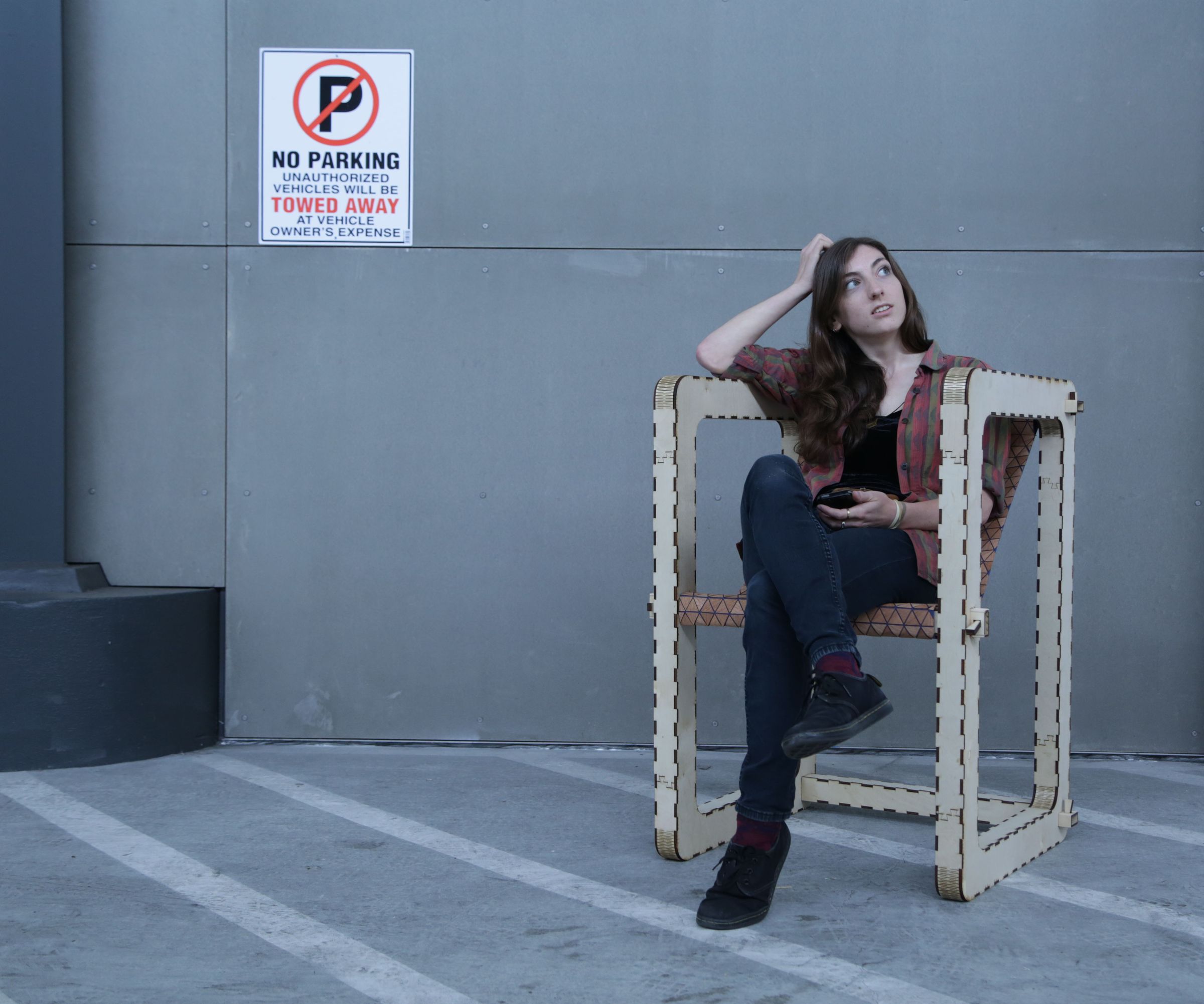 Flat pack Laser cut chair