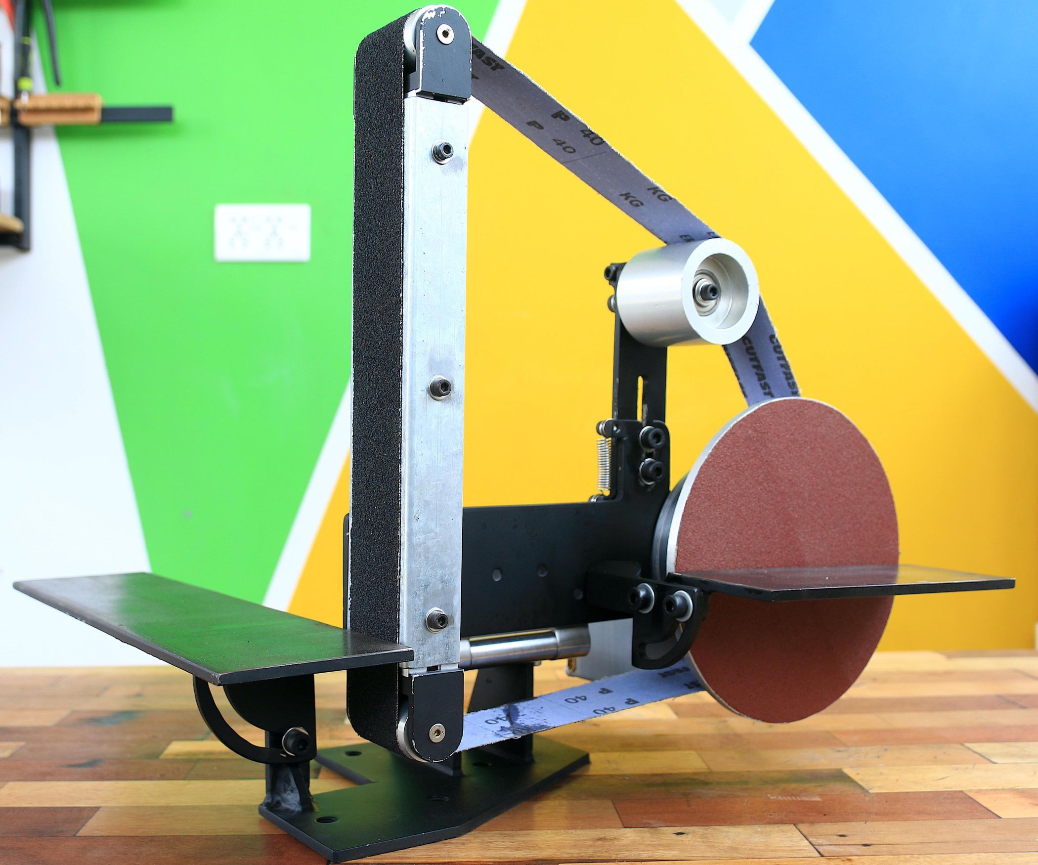 DIY BRUSHLESS BELT SANDER AND DISC SANDER 9 Steps (with Pictures