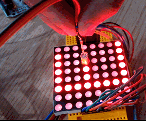Dot Matrix Pen Write Screen