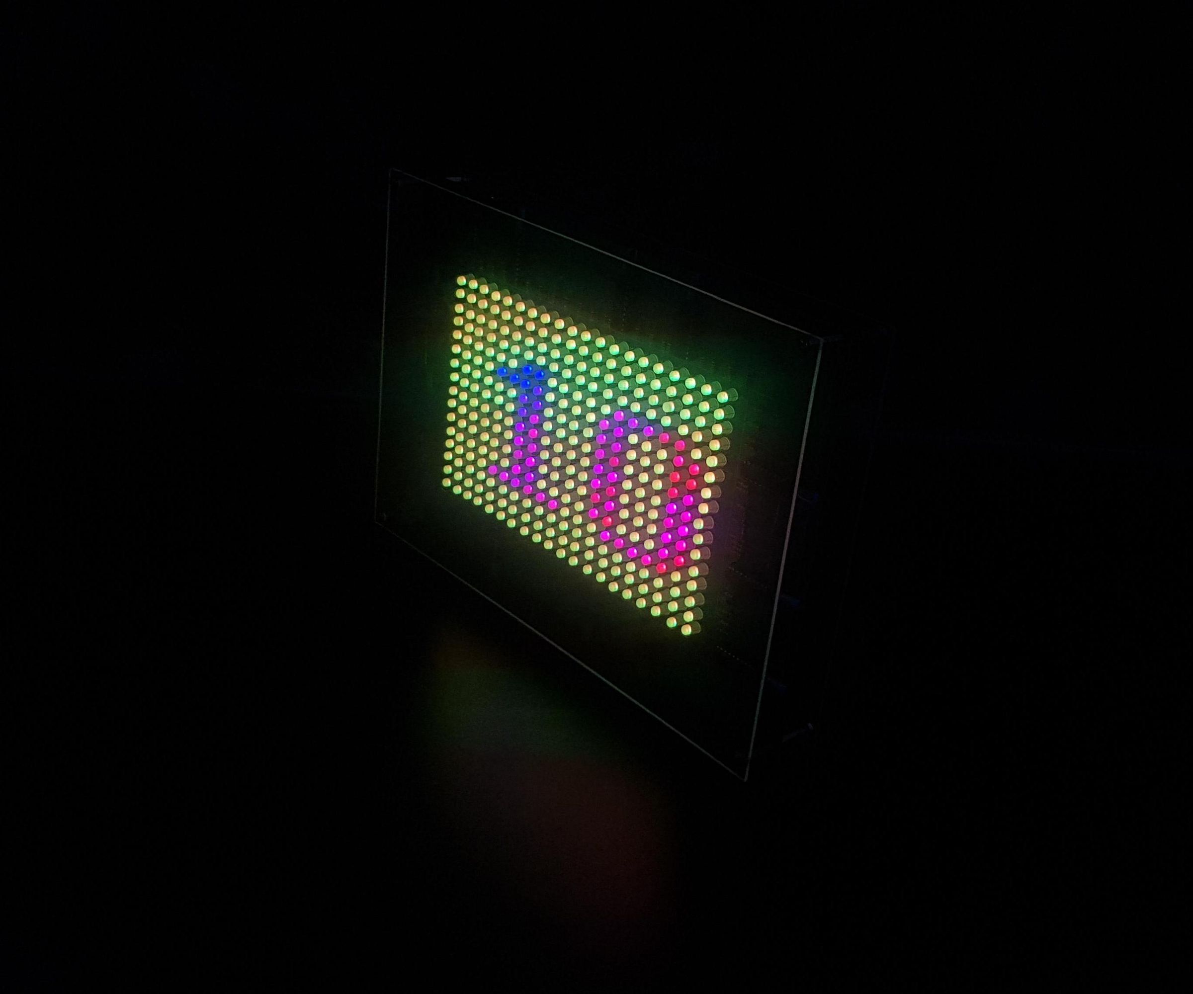 Colorful Message With Grove Beginner Kit and RGB Led Matrix