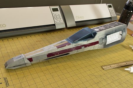 Starfighter-X Star Wars Inspired Paper Model