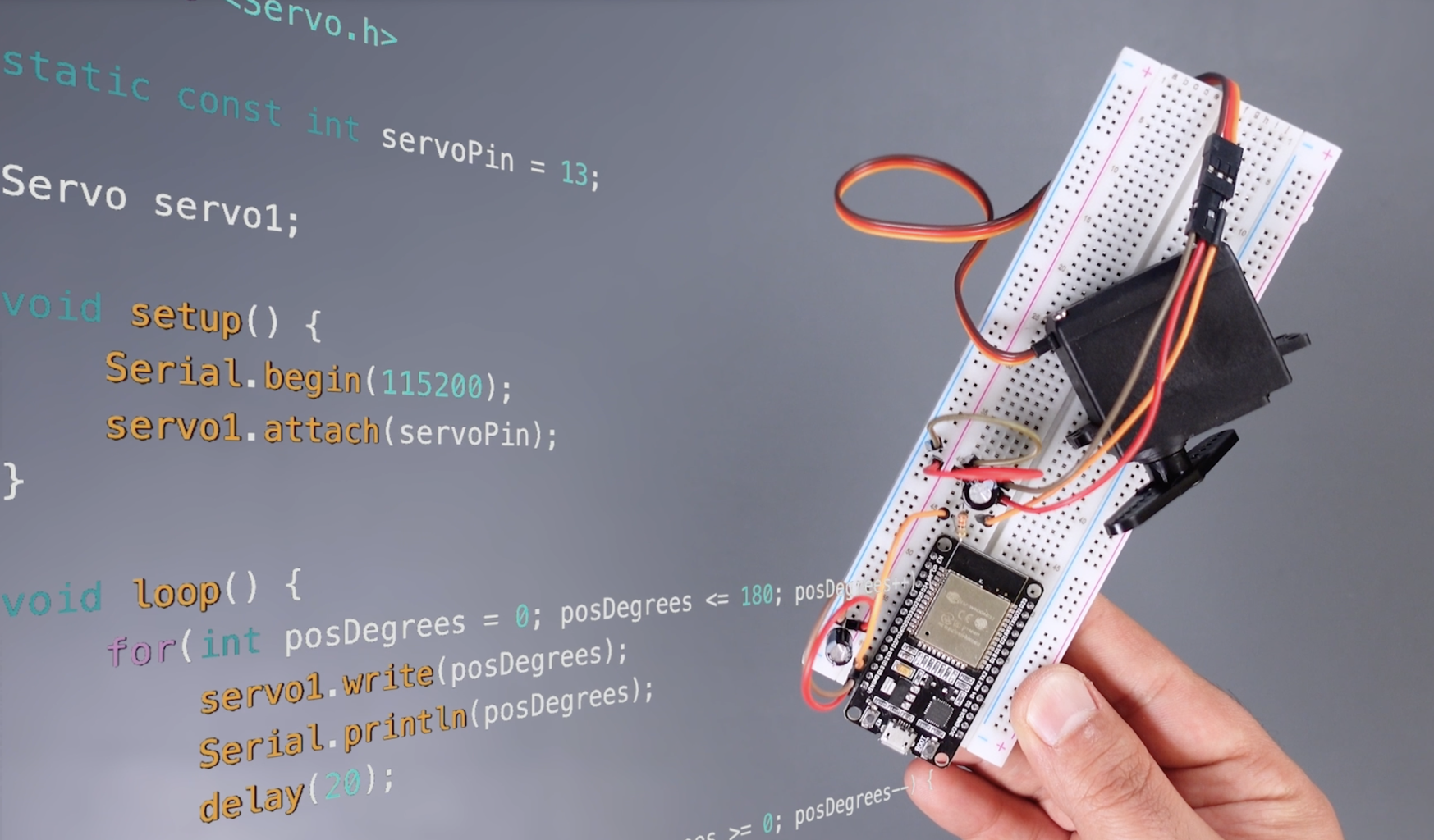 ESP32 Servo Library and Circuit Test