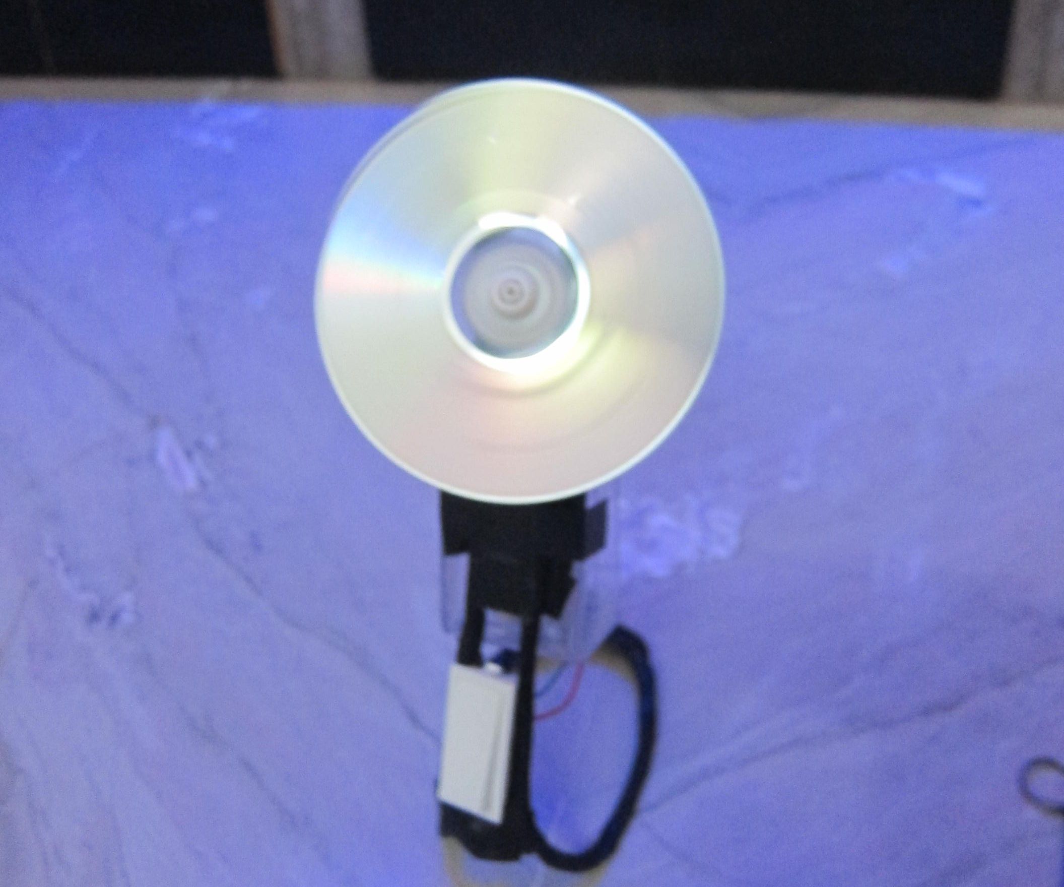  DIY Homemade CD Fan Using Battery and Motor