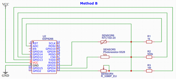 Multiplex the Analog PIN on ESP8266/ESP32 Without Any Additional Components