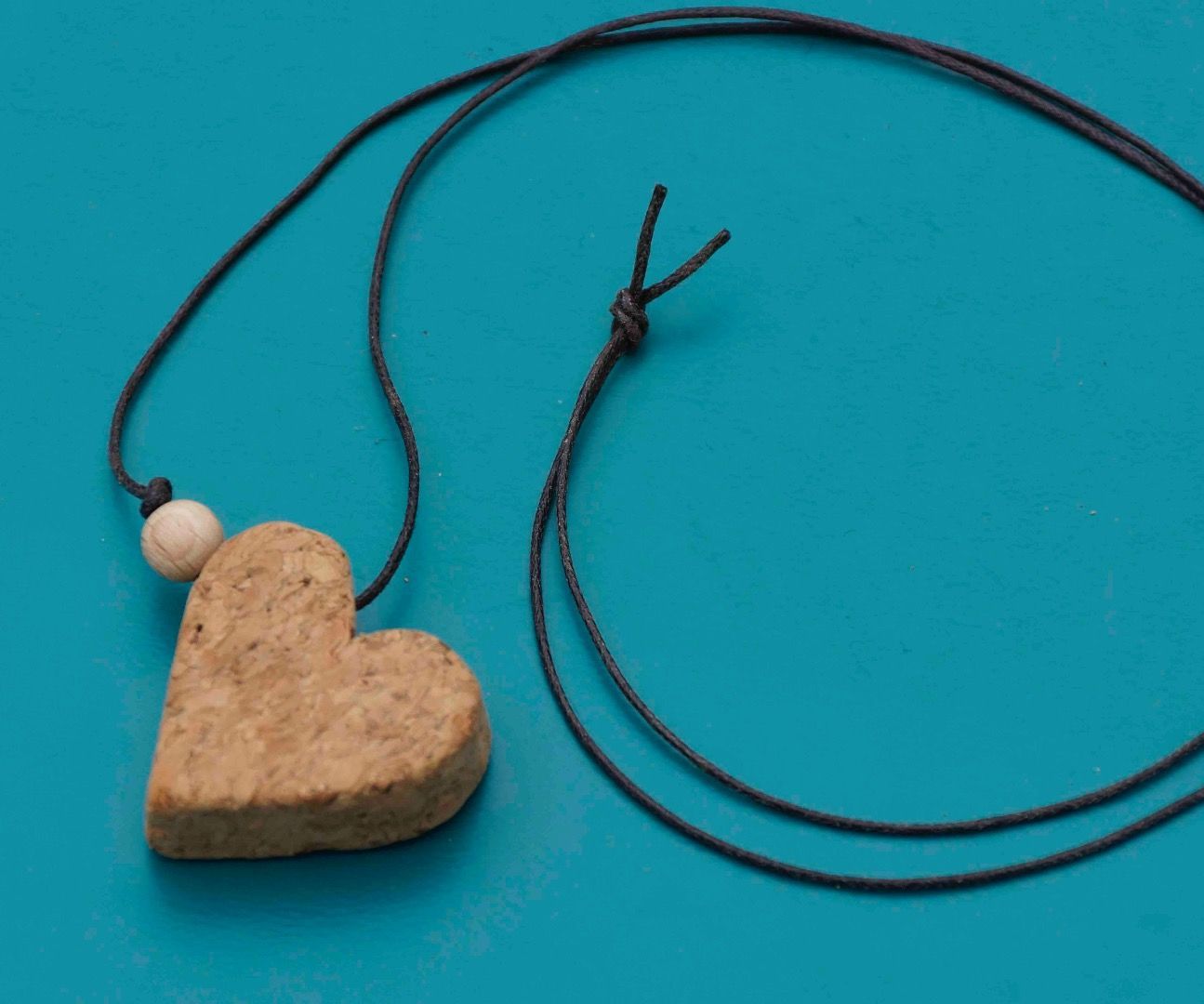 Fun Cork: Heart Necklace