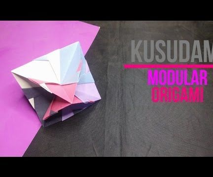 Modular Kusudama Origami [DIY] by Brain Washer