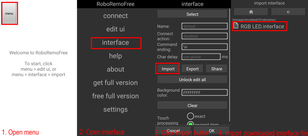 Download and Setup RoboRemoFree