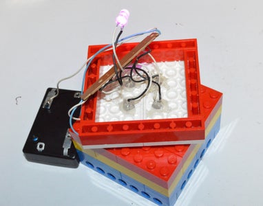 Drilling the Holes for the LED's