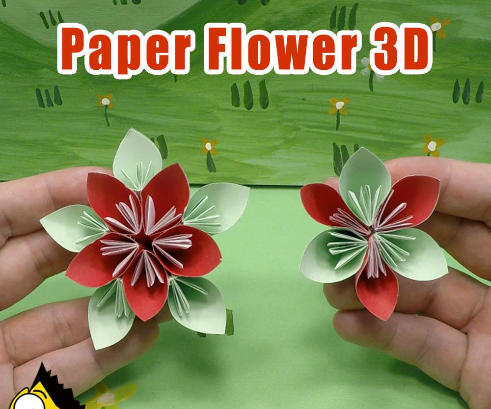 How to Make a Paper Flower - Flower Crafts for Children - Origami BEST #origami