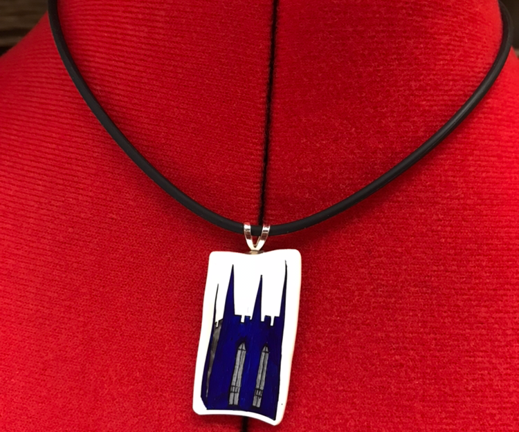 DIY Shrink Plastic Necklace Pendant