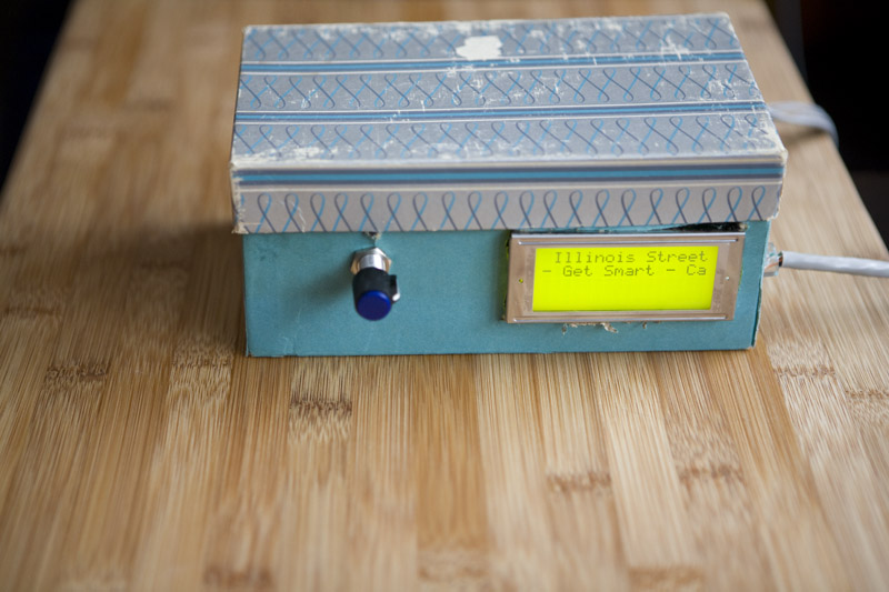 Tweeting WiFi Radio Control Panel