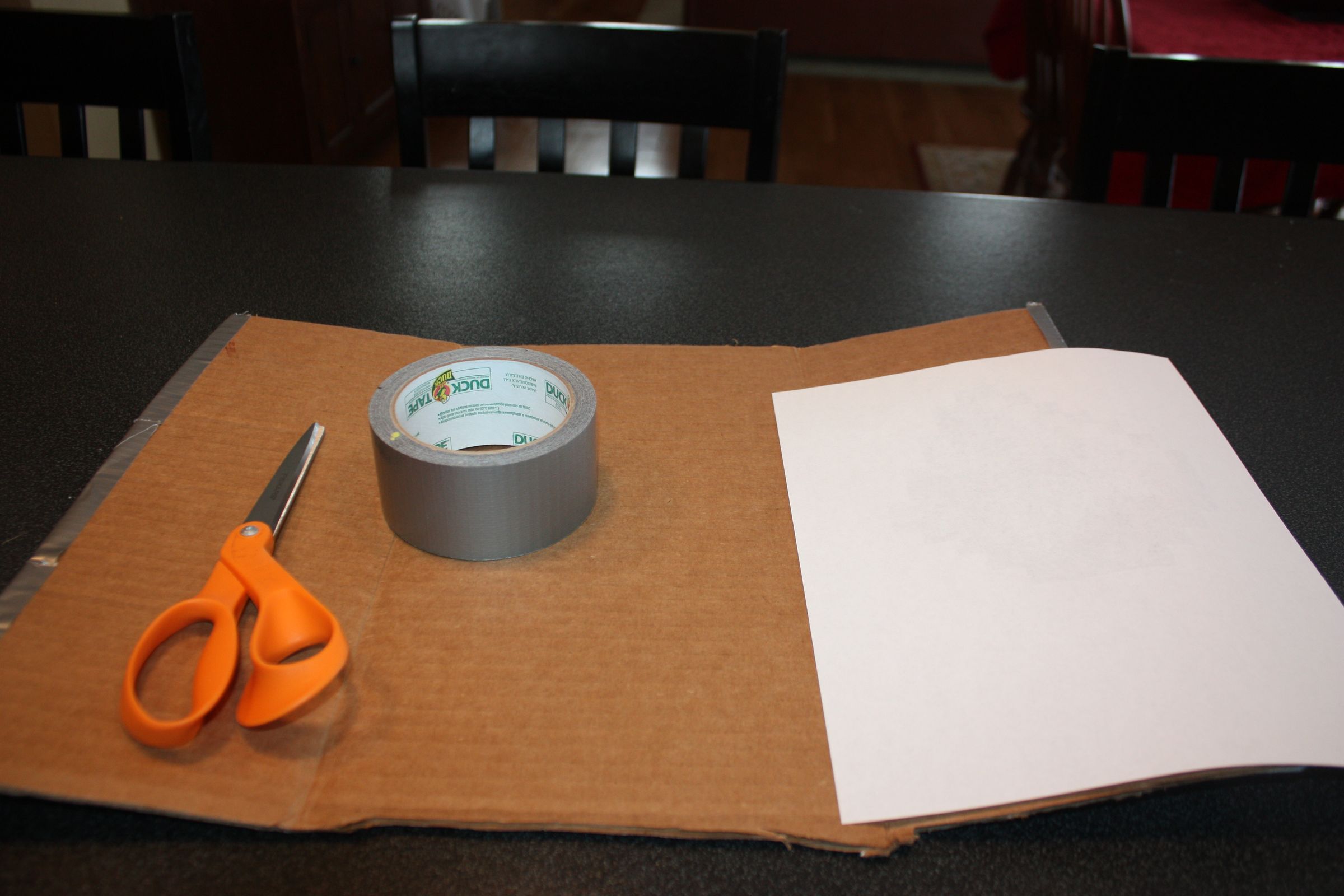 Cardboard and Duct Tape Target 4 Steps Instructables