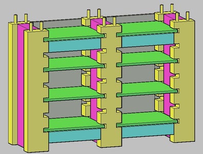 (In Developement) Modular Custom Hight Wooden Cubbies