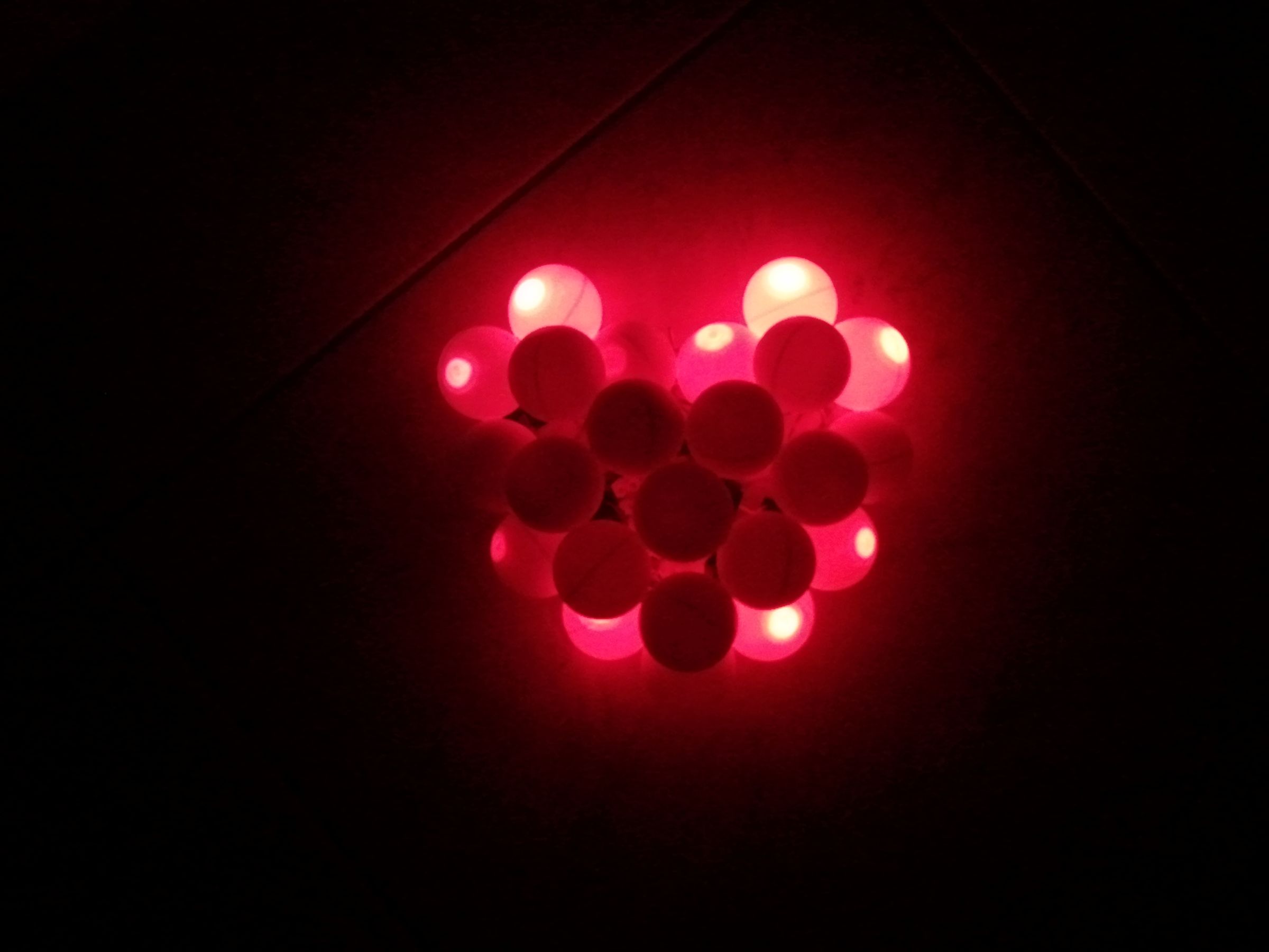 Valentine Lighting Ping Pong Heart