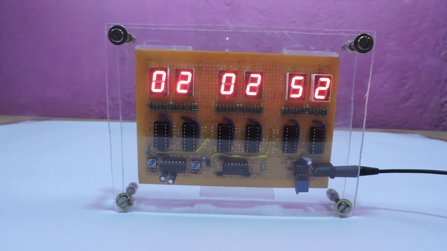 Digital Clock But Without a Microcontroller Hardcore Electronics 14 Circuit Diagram