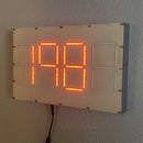 SubscriberBoard - a Home Assistant-connected Oversized 7-segment Display