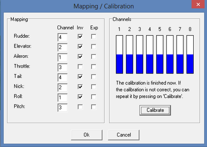 Map and Calibrate Channels