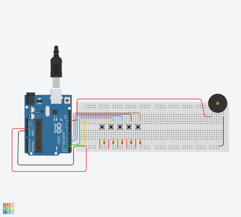 Mini-piano With Sample Tune