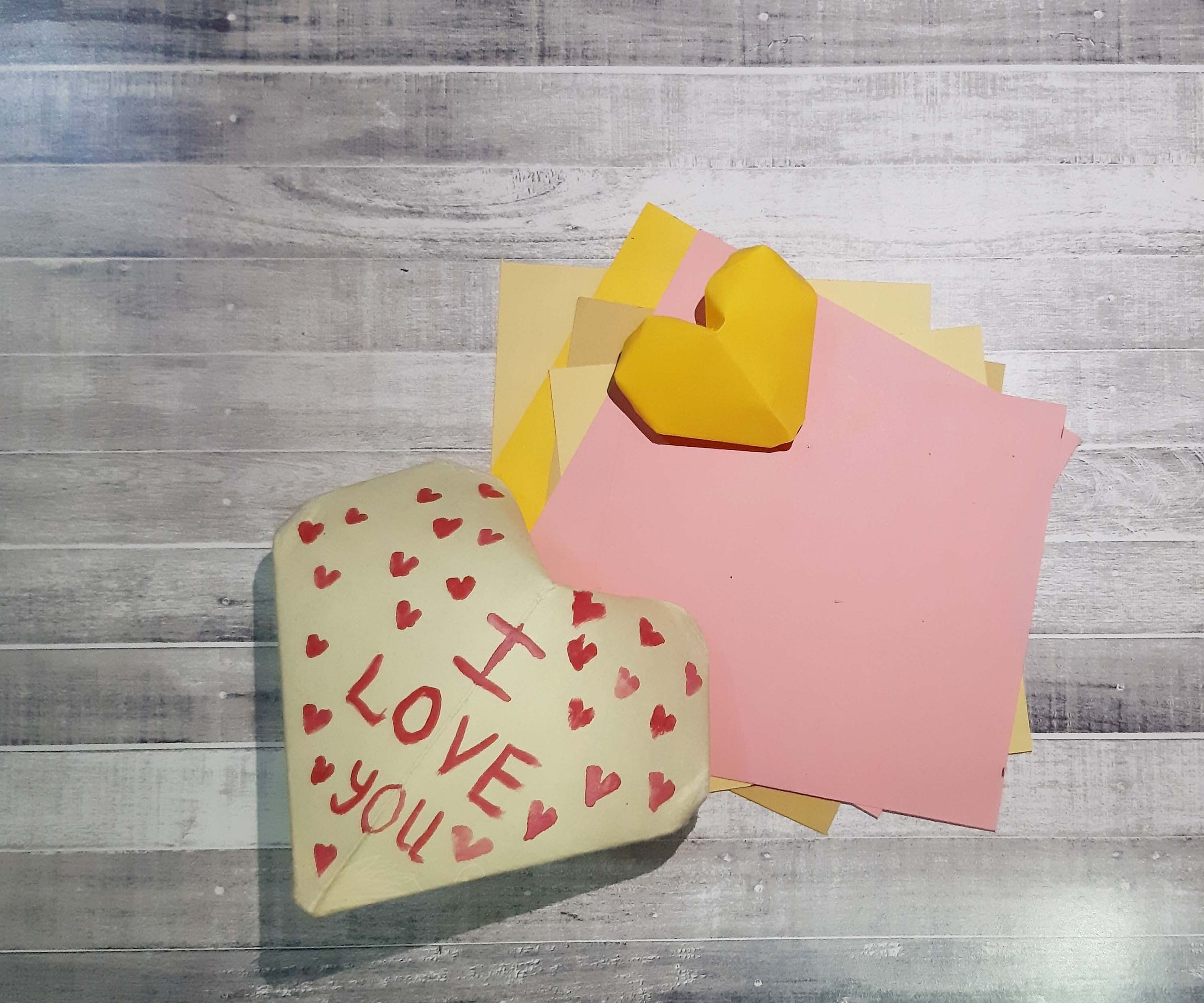 Make 3D Inflatable Hearts 