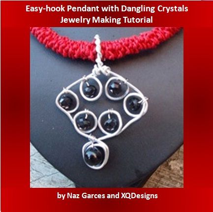 How to Make Easy-hook Pendant With Dangling Crystals
