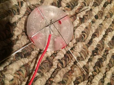 Repulsor:  Connecting the LEDs - Positive Leads
