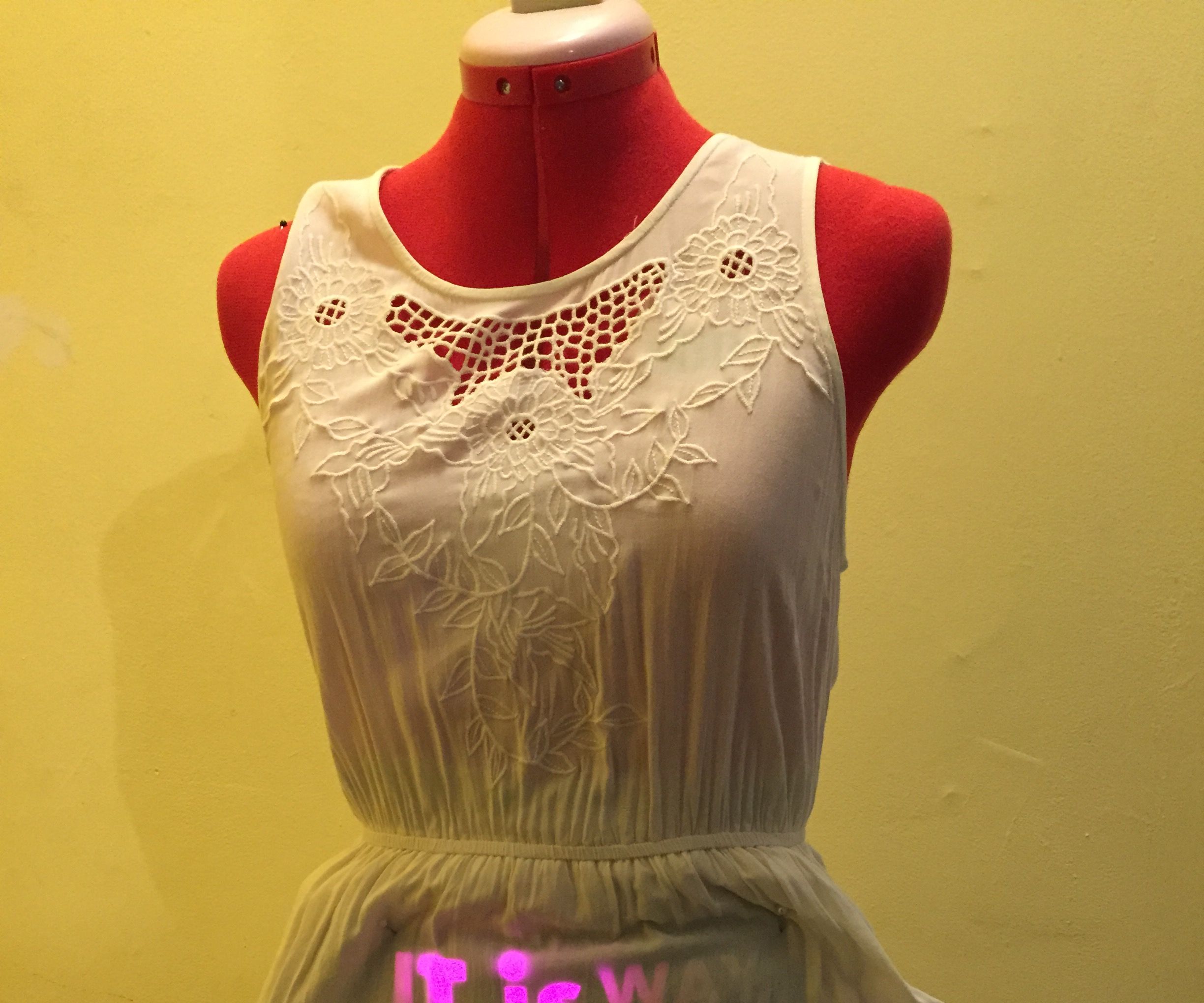 Neopixel Millennial Word Clock Dress