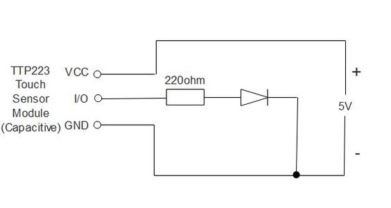 Tutorial for TTP223 Touch Sensor Module ( Capacitive) : 5 Steps (with ...