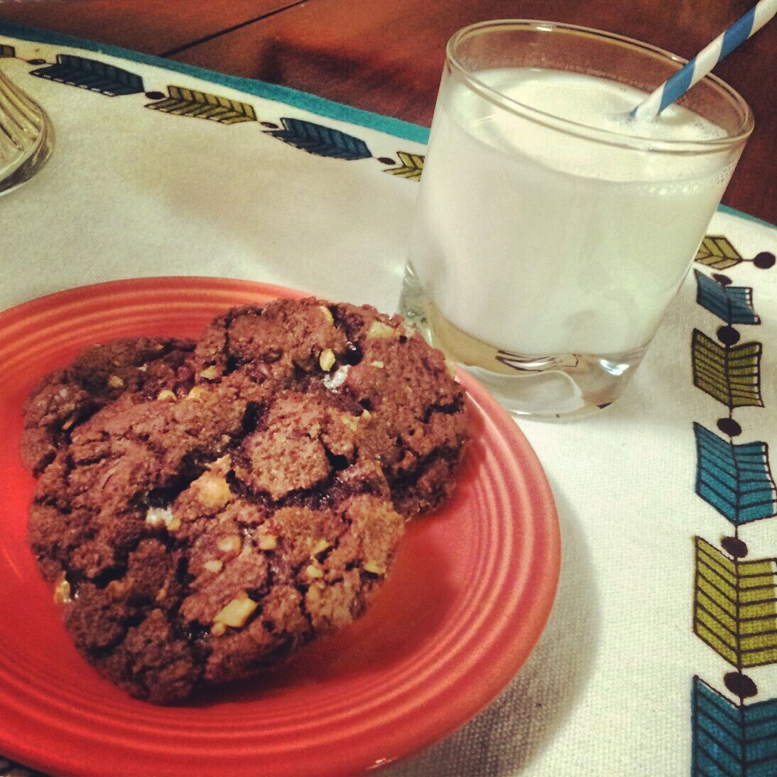 Chewy Chocolate Rocky Road Cookies
