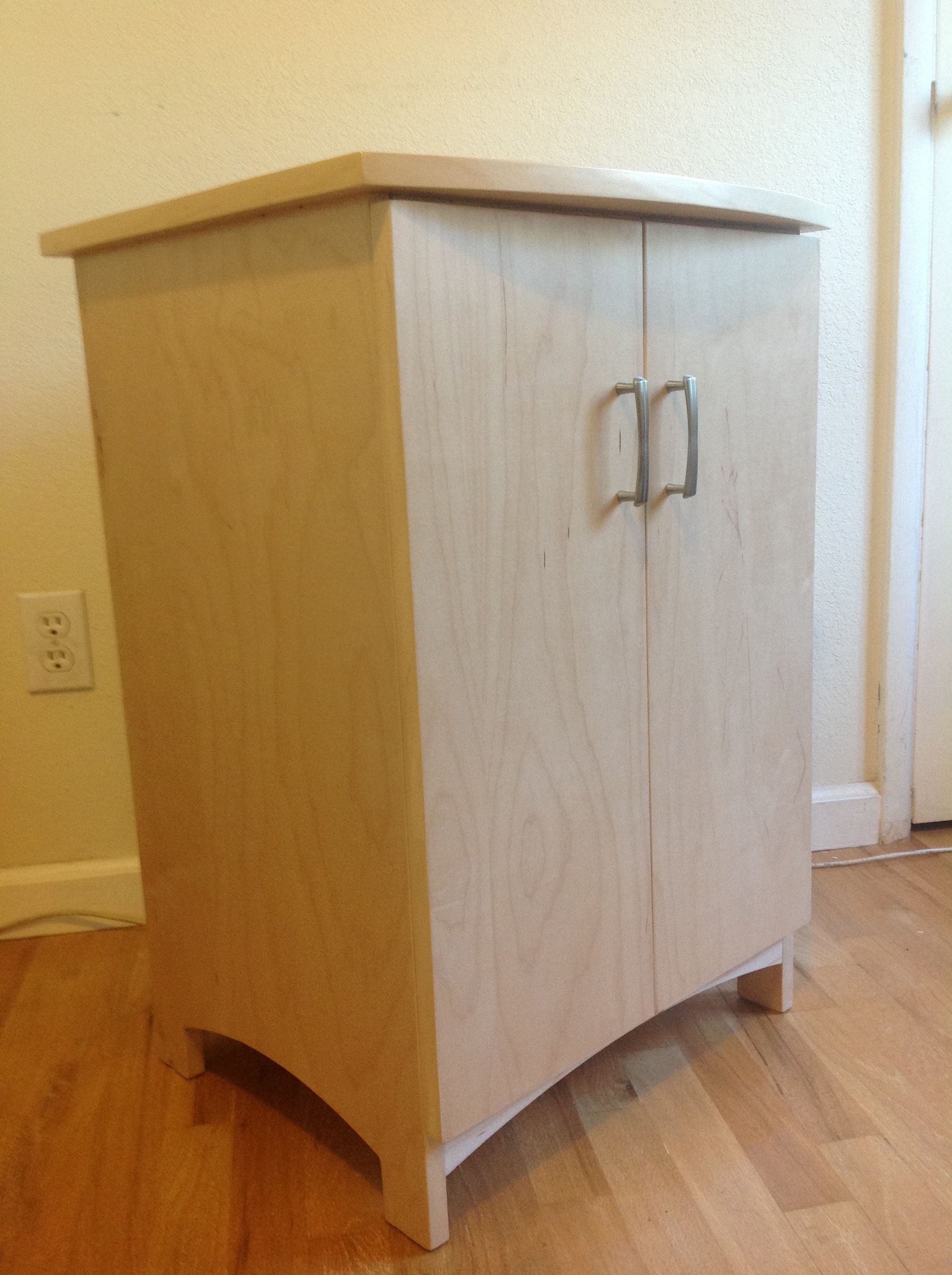 Desk-height Cabinet Made With CNC Router