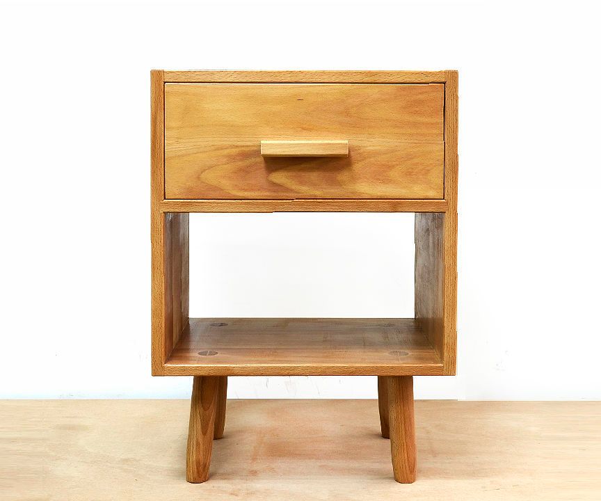 DIY Hardwood Nightstand