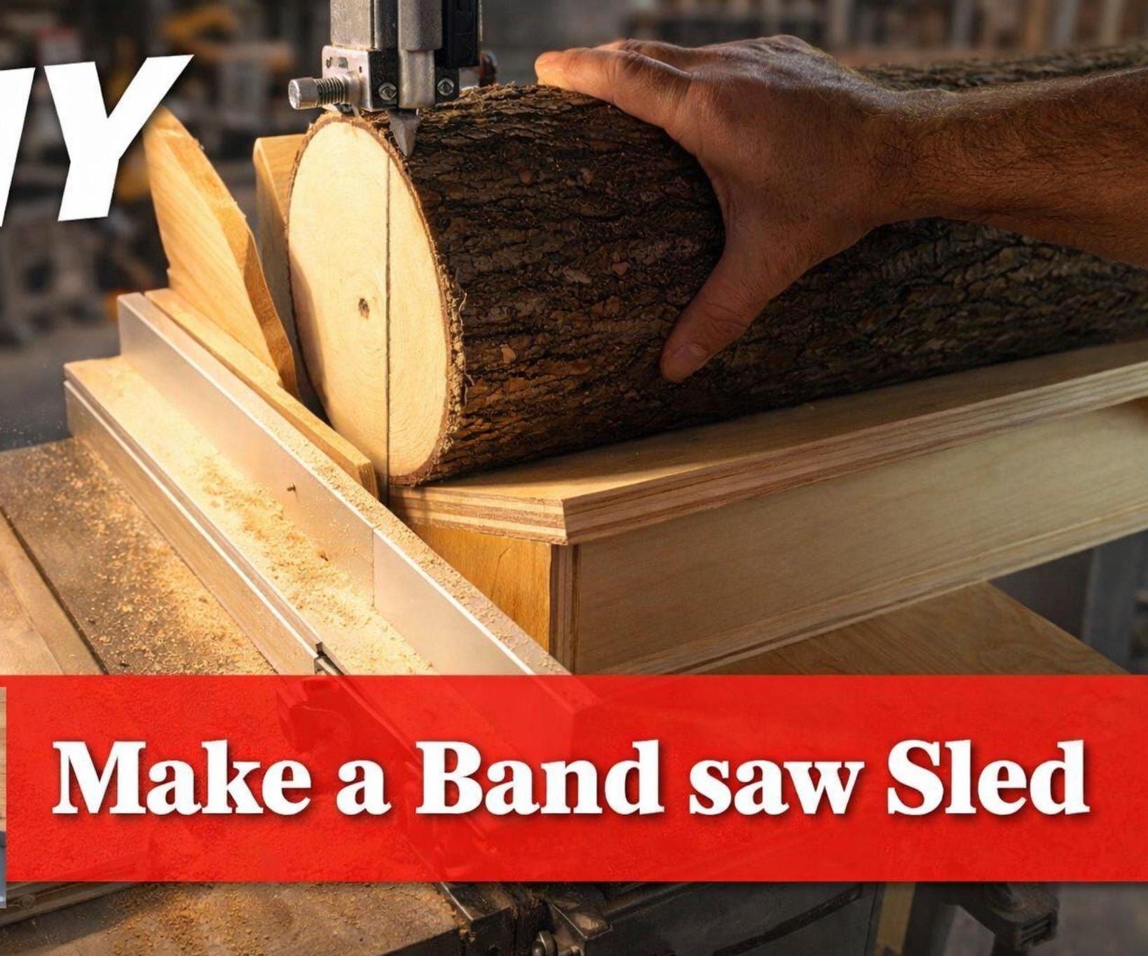 Bandsaw Sled to Cut Slices