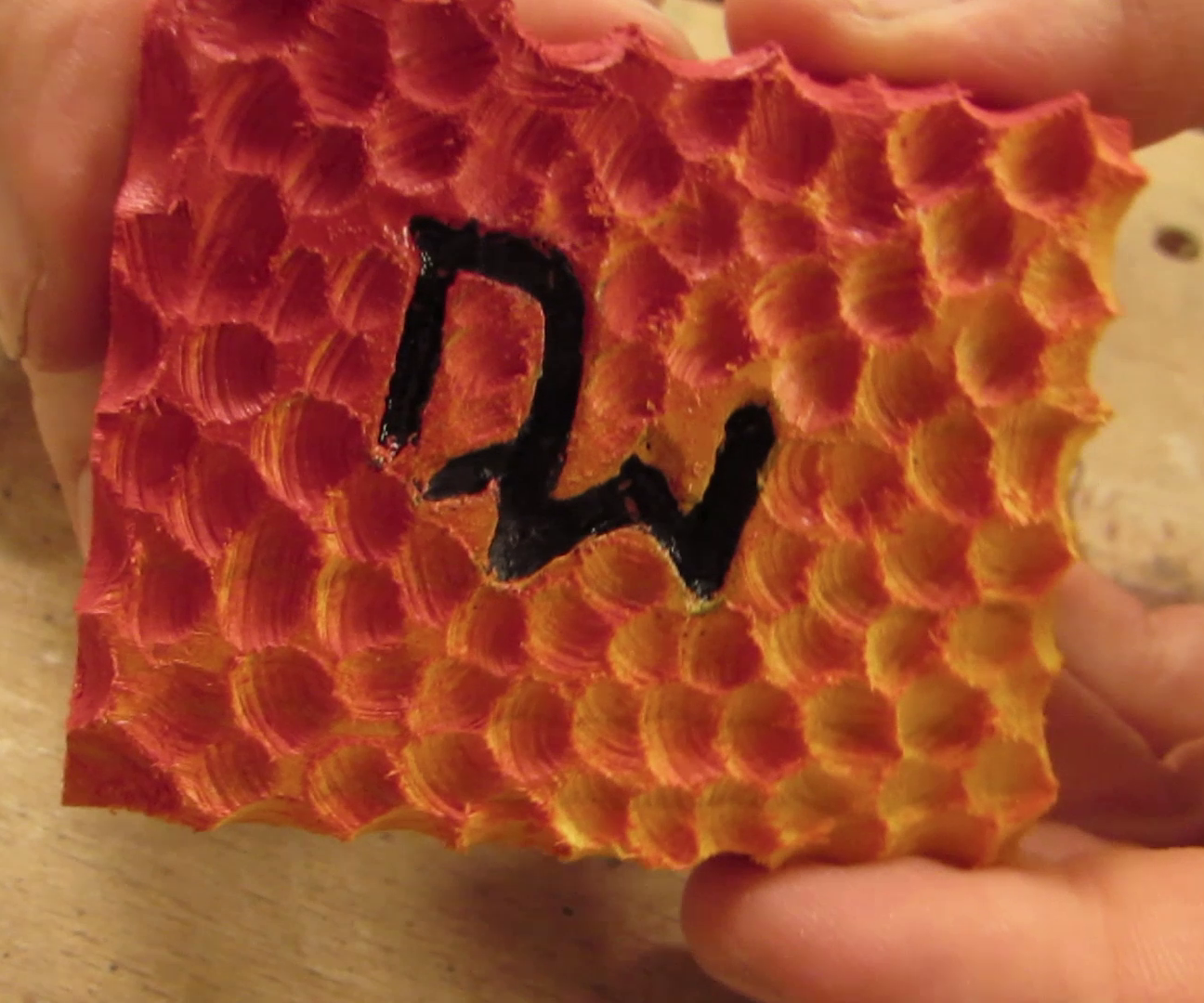 Two-Color Technique for Signs and Plaques