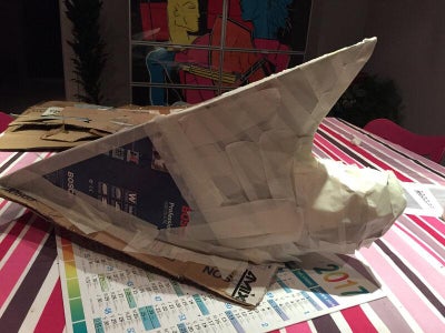 Cardboard and Tape Structure