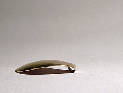 Brass Teardrop Pendant