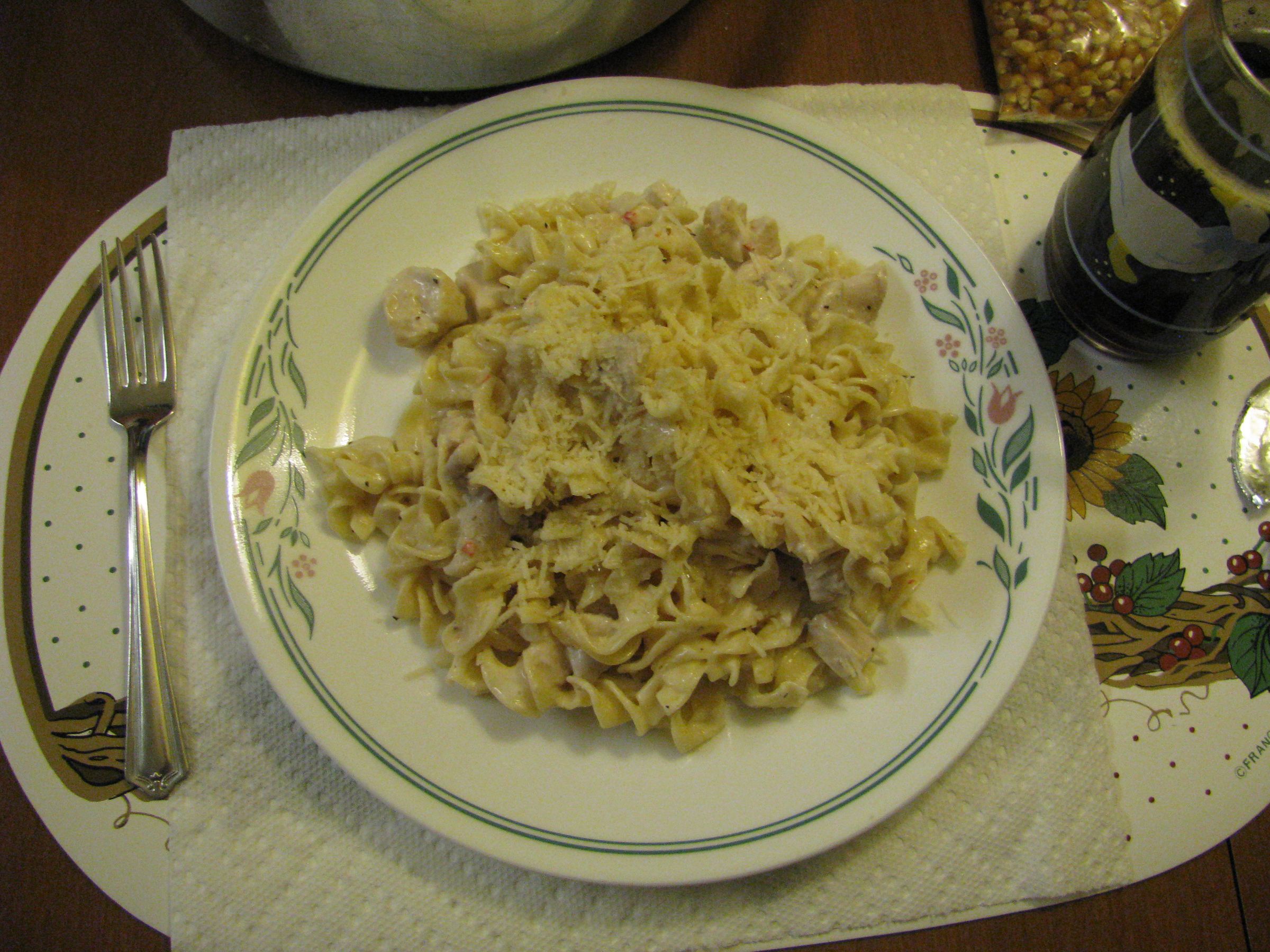 Italian Chicken and Noodles