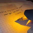 Secret Writing Lamp - Shuuuush