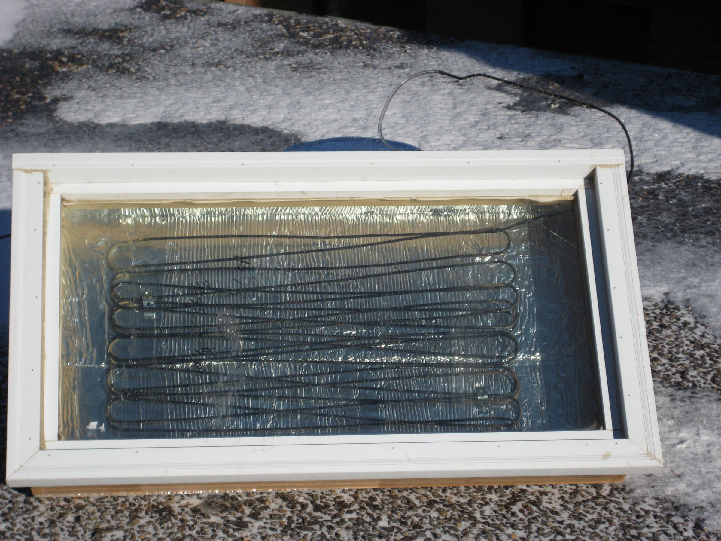 Homemade Solar Thermal Collector