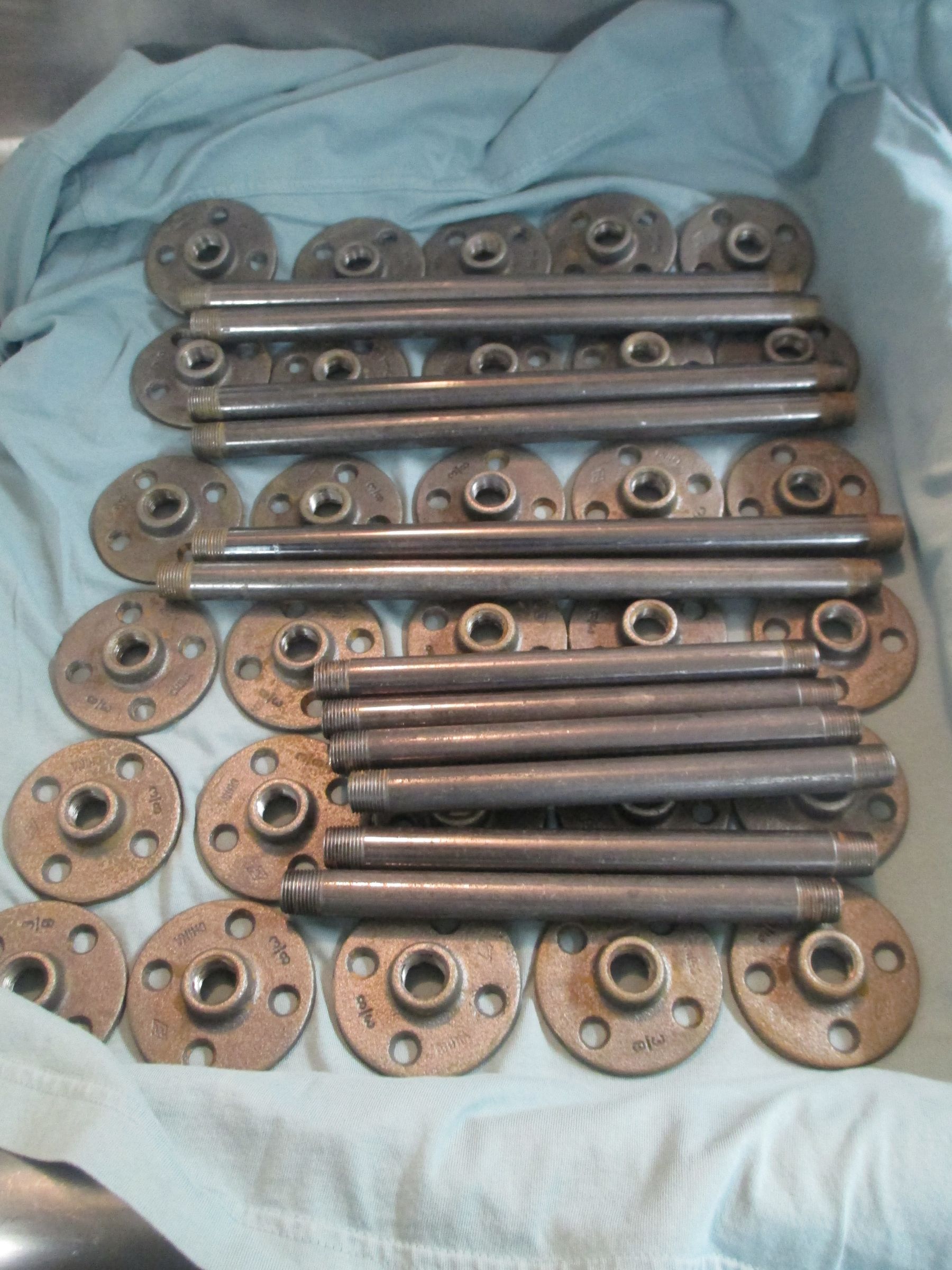 GLOWING 5 Tier Desktop Pipe Shelving 13 Steps (with Pictures) Instructables