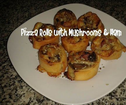 Pizza Rolls With Mushroom & Ham Recipe