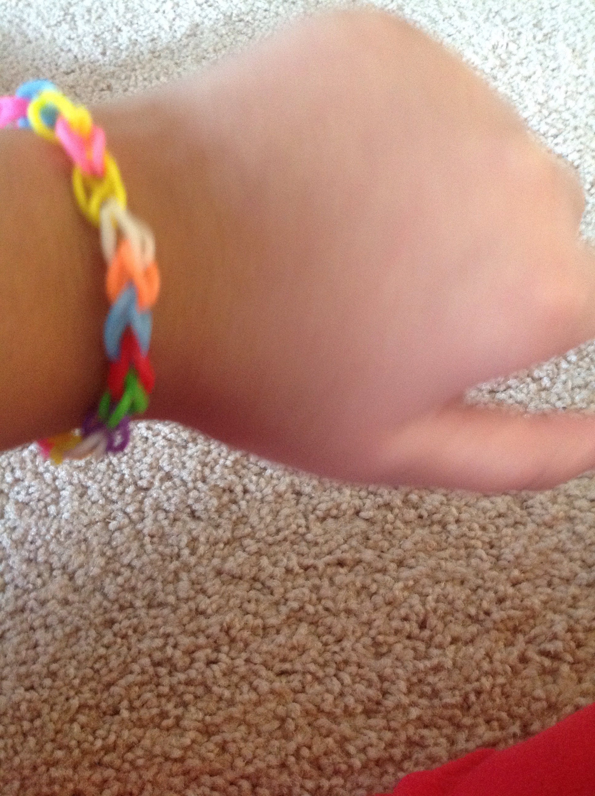 Rainbow Loom Keychain Bracelet