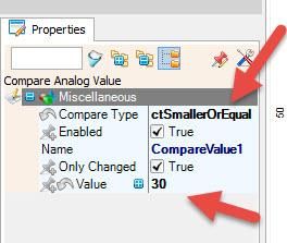 In Visuino Set Components