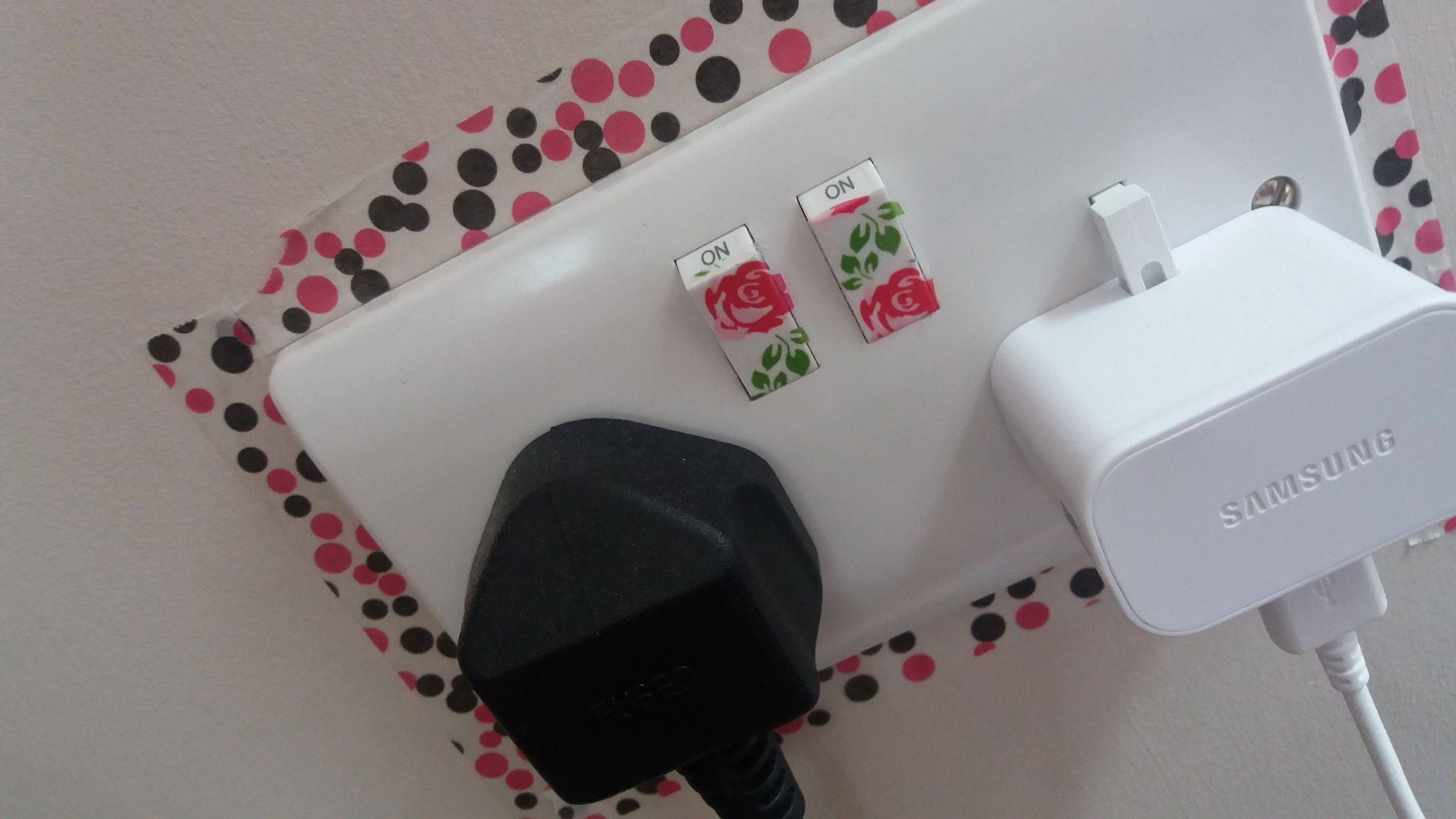 Washi Tape Power Socket