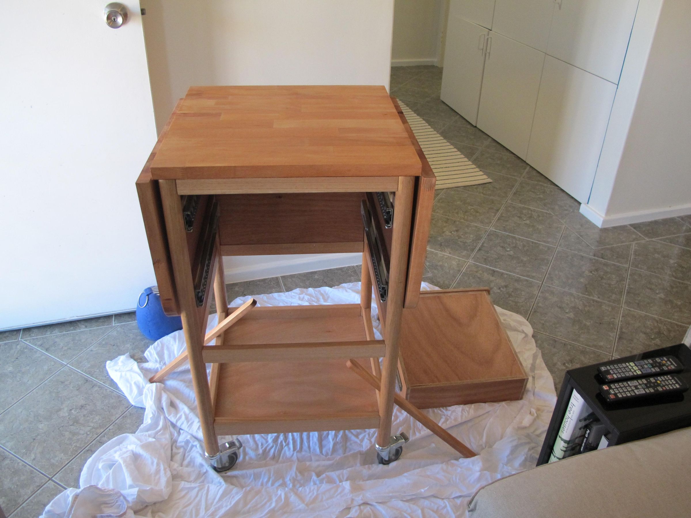 Mobile Folding Craft Station 15 Steps (with Pictures) Instructables