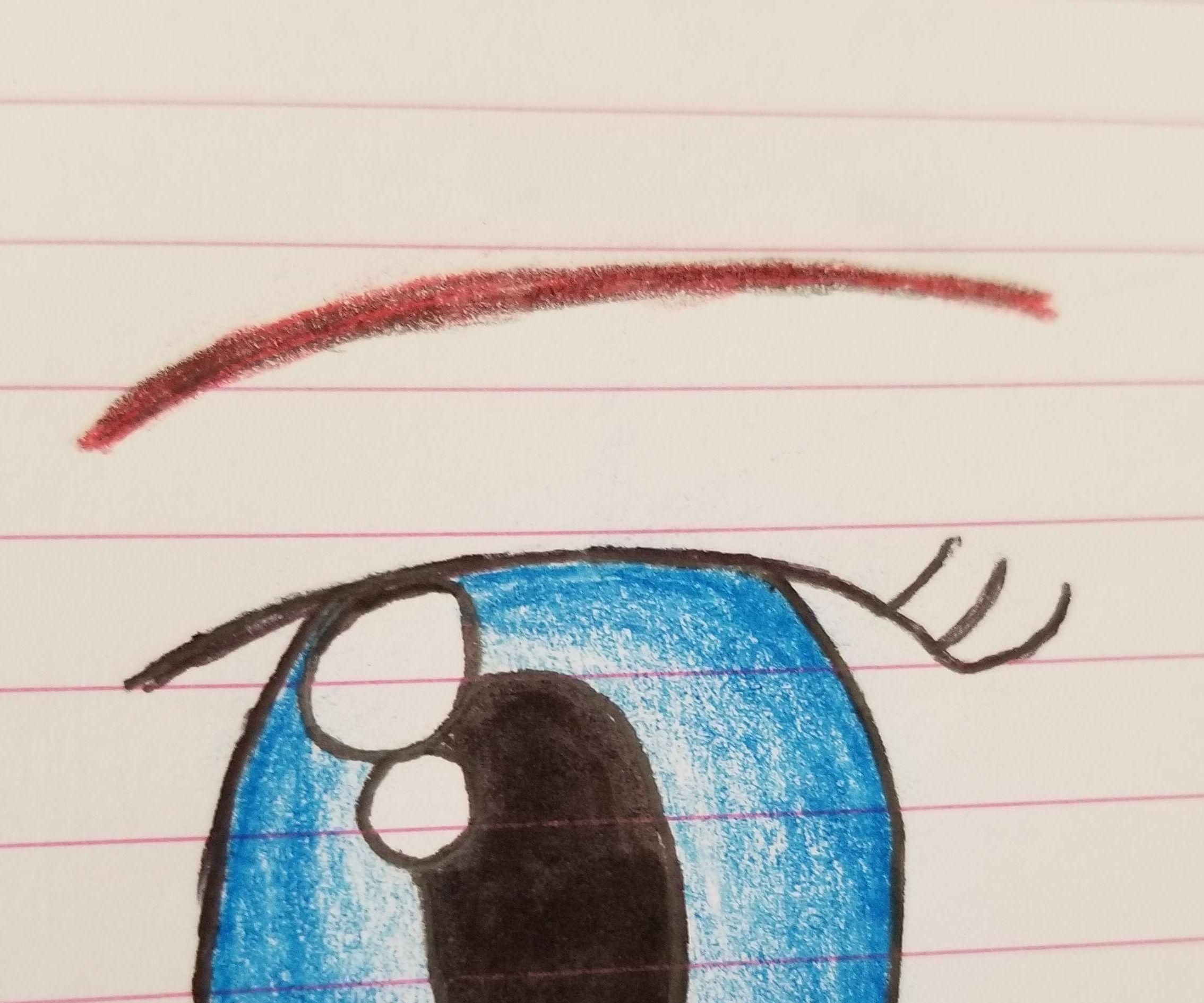 How to Draw an Anime Eye