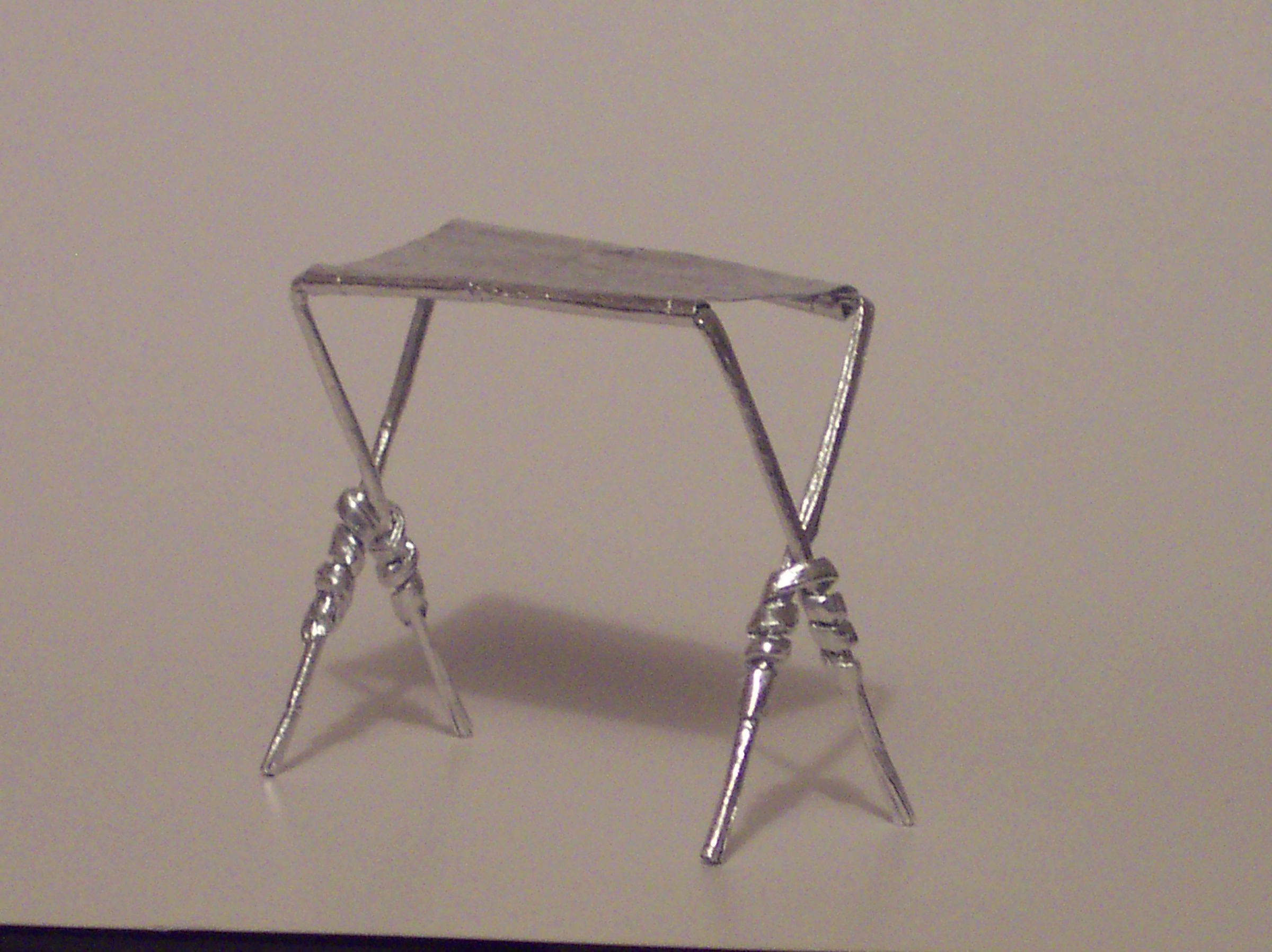 Toy TV Tray Made W/ Gum Wrappers