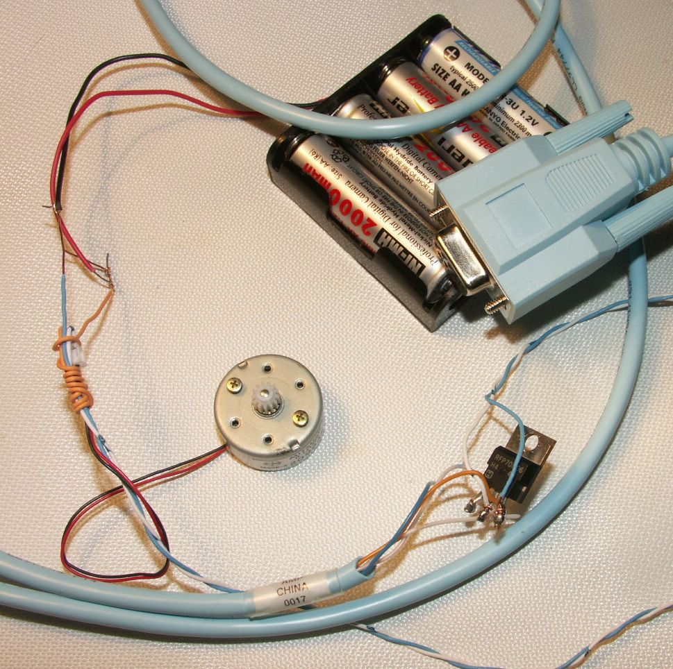 Serial Controlled Variable Speed Motor