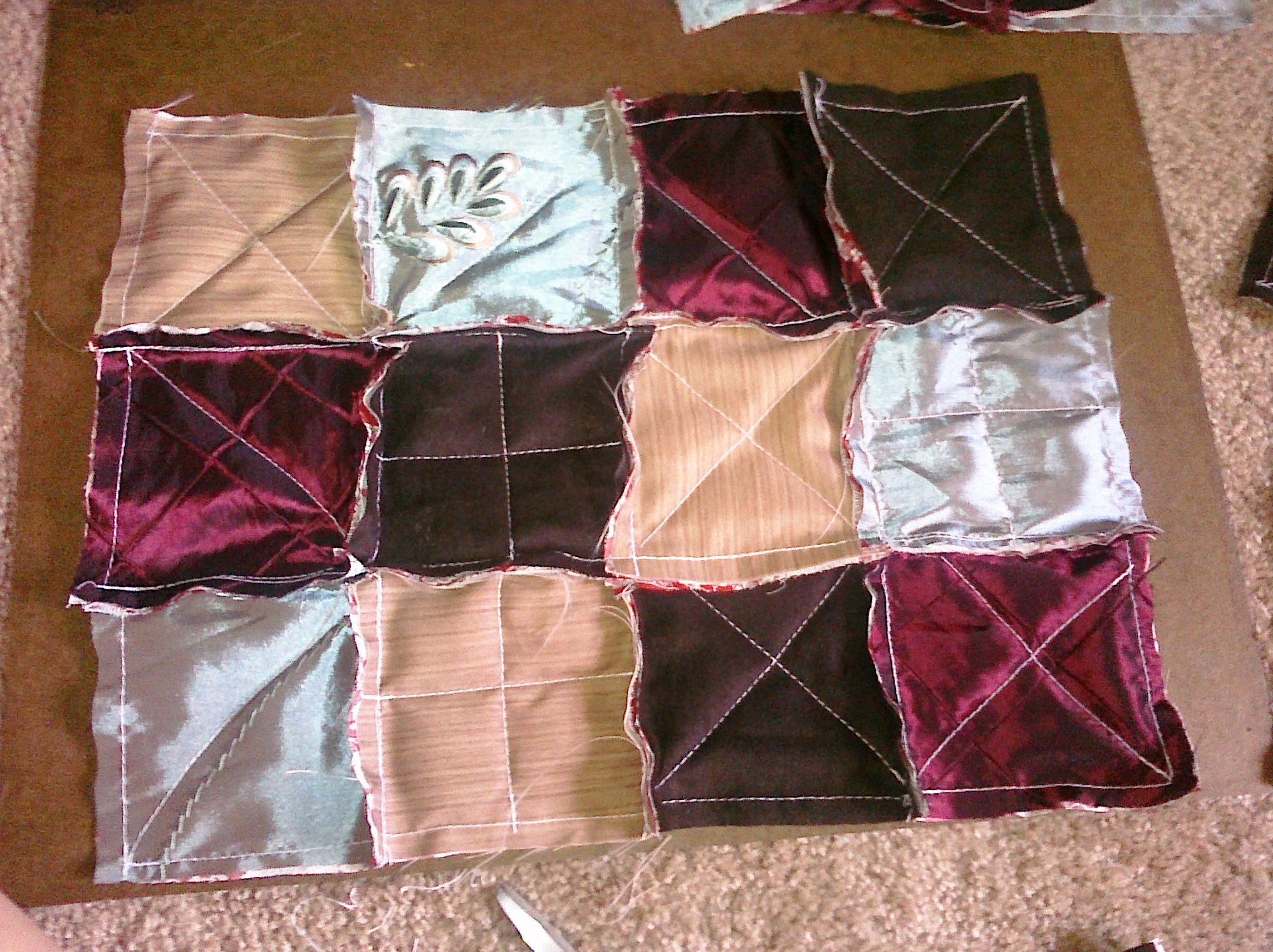Cute Reversible Rag Quilt Tote Bag 8 Steps (with Pictures