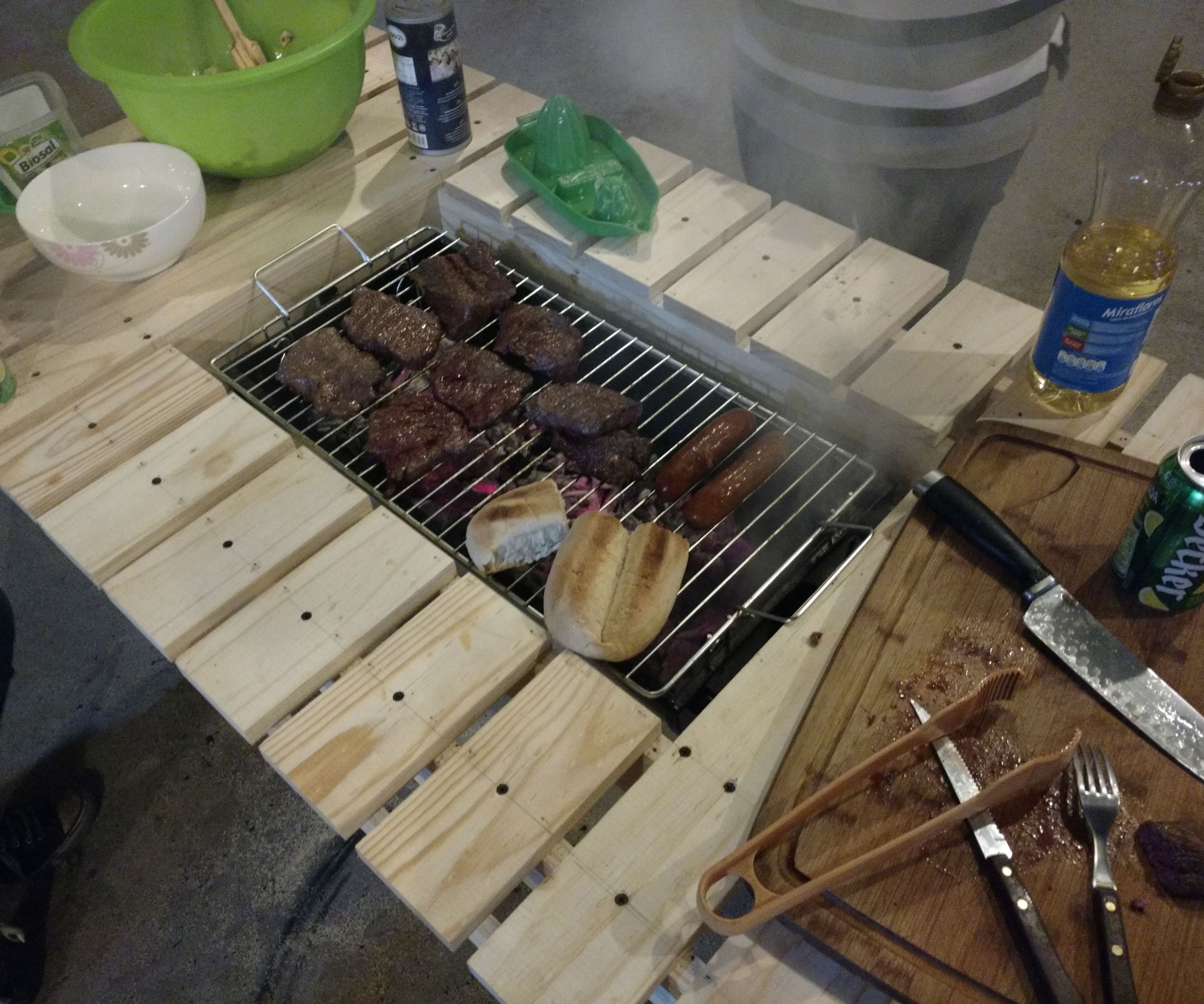 Cheap Grill upgrade... No it will not catch fire!!!  ;)