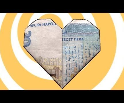 Easy Money Origami Heart